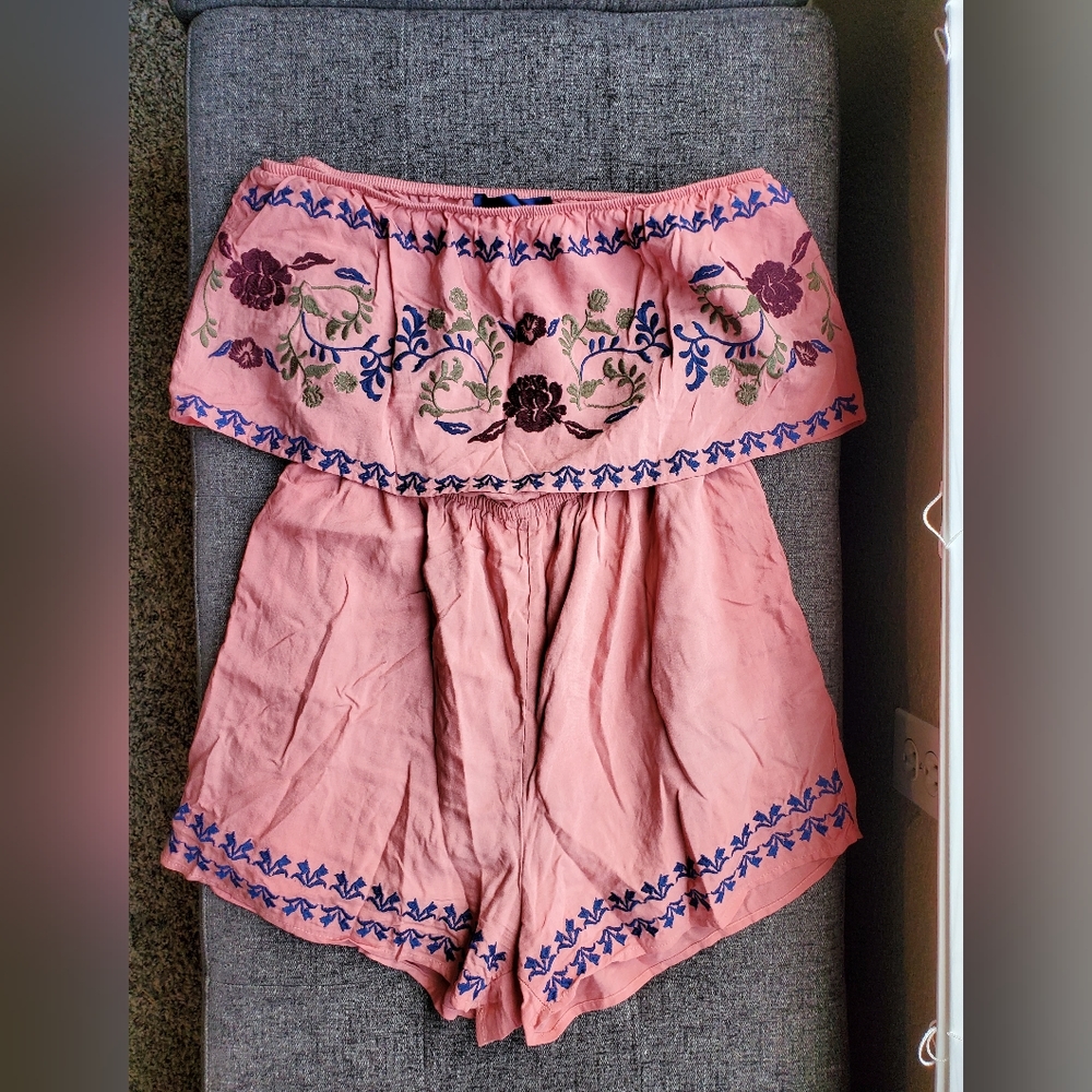 Blue Rain romper (Francesca's brand)